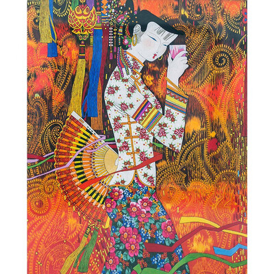 

Dong Ning Toast Song Handmade Embroidery Painting Decoration 9802