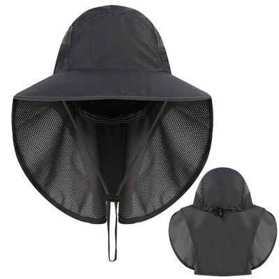 

Fishing Hat Sun Visor Cap Summer Sun Protection Removable Ear Neck Flap Cover
