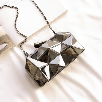 

Advanced sense bag female bag 2019 new wave Korean version of the simple chain small square bag texture fashion simple evening bag