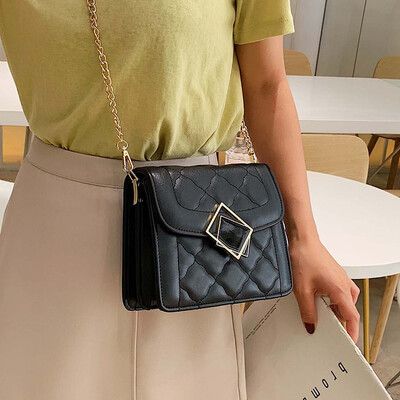 

Womens bag 2019 new fashion chain bag summer small fresh wild ins shoulder bag Ocean Sen Messenger bag