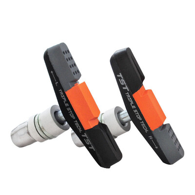 

1 PAIR V BRAKE BLOCKS CYCLE BIKE BICYCLE MTB MOUNTAIN BIKE BRAKE BLOCKS PADS