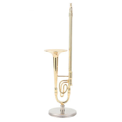 

Greensen Miniature Trombone Model Musical Instrument Model Musical Gifts Home Decor Ornaments