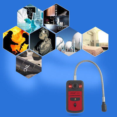 

Digital Combustible Gas Detector Automotive Gas Leak Location Determine Tester Gas Analyzer with Sound Light Alarm