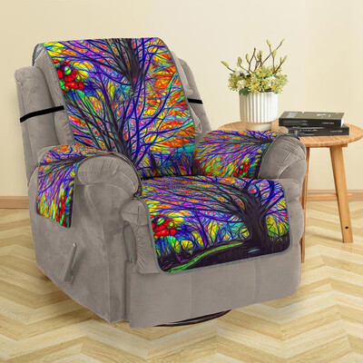 

Toponeto Anti-Slip Quilted Sofa Couch Cover Chair Pet Dog Kids Mat Furniture Protector