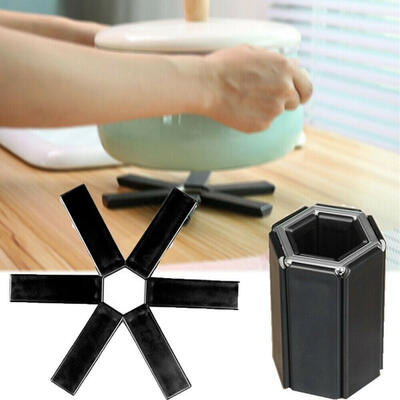 

Foldable Table Mat Anti-hot Insulation Pad Non-slip Heat Resistant Mat Placemat Pot Support Pad