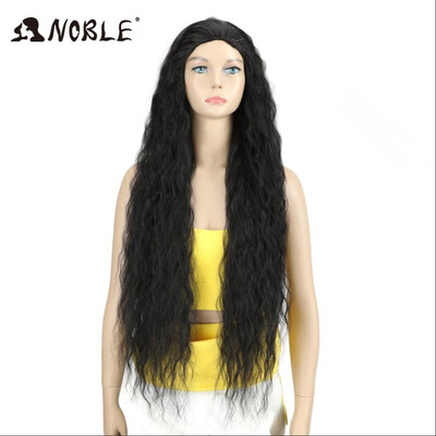 

Noble Synthetic Hair Wig 36" Inch Short Curly Blonde Wigs For Black Women Synthetic Wigs Heat Resistant Free Shipping