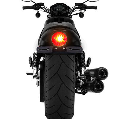 

IZTOSS motorcycle taillights 12V retro universal LED rear taillights license plate brake lights night pedals modified accessories Harley cruise Prince taillights