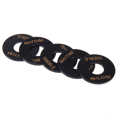 

5pcs 3 Way Toggle Switch Round Pad Plate Covers For LPSG Electric Guitar