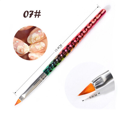 

〖Follure〗Women Mermaid Nail Art UV Gel Carving Pen Brush Liquid Powder DIY