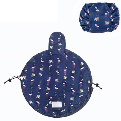 

Portable Lazy Quick Drawstring Makeup Cosmetic Bag Large Travel Toiletry Pouch