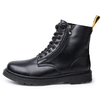 

Side zipper 1460 Martin boots male British wind couple short boots men&women boots round head trend European&American tooling shoes