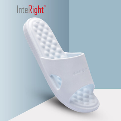 

INTERIGHT Lightweight Four Seasons Home Lightweight Soft Bottom Bathroom Sandals&Slippers Womens Static Blue 39-40 IN1531