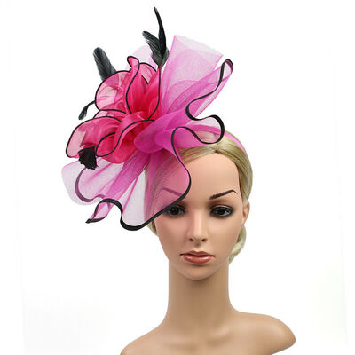 

Women Sinamay Fascinator Cocktail Party Hat Wedding Church Kentucky Derby Dress