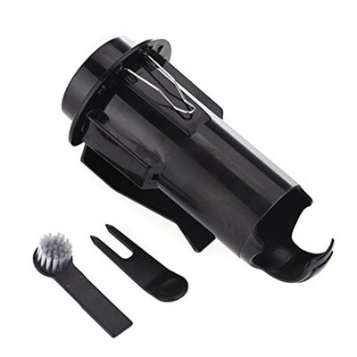 

Hot Sale Outdoor Golf Ball Holder Golf Clip Caddy Storage Box Golf Cleaning Tool with Brush for Golfer