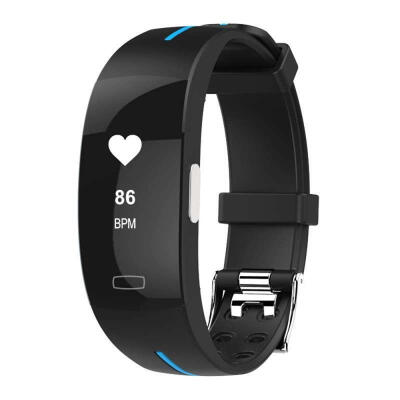 

P3 Fitness Tracker Smart Sport Bracelet With Color Touch Screen Electrode ECG Monitoring Heart Rate Sleep Monitor