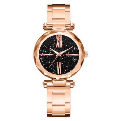 

Alloy steel belt table wish hot net red star quartz watch Roman numerals fashion casual womens watch