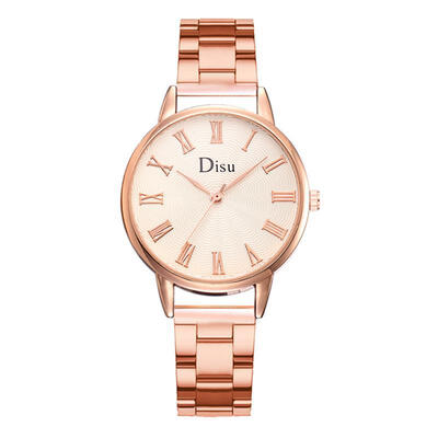 

Women Rose Gold Black Watches Luxury Stainless Steel Quartz Wristwatch Ladies Female Elegant Business Watch Relogio Feminino