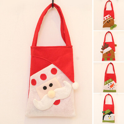 

Christmas Carrier Bag Fantasy Hanging Decor Santa Claus Xmas Snowman Deer Gift