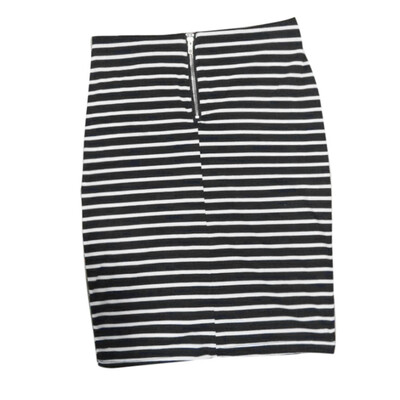

Roseonmyhand Women Striped Skirt Sexy Slim Short Pencil Skirts Bow Tied Skirt