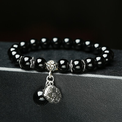 

Black Onyx Zodiac Fashion Crystal Accessories Bracelet