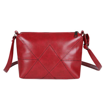 

Fashion Solid Color Shoulder Messenger Packs Leather Women Crossbody Bags