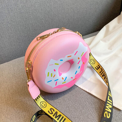 

Net red air small bag summer cute cartoon womens bag new 2019 sweet circle bag single shoulder satchel
