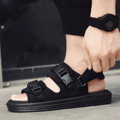 

Slippers mens summer fashion wear new versatile mens beach sandals&slippers students outdoor leisure word drag