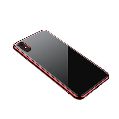 

Protective Phone Case 360° Protection Anti-scratch Ultra-thin Transparent TPU Soft Plated Mobile Phone Back Cover for i-Phone