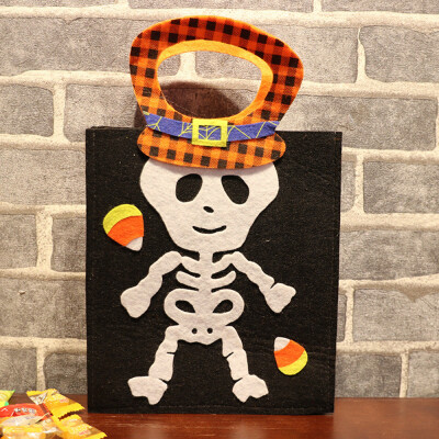 

Toponeto Halloween Cute DIY Nonwovens Candy Bag Package Children Party Storage Sugar