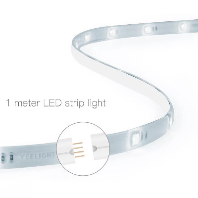 

Yeelight WIFI Connected RGB Intelligent Strip Light ONLY for the Use of extending YLDD04YL Version 1 Meters AC100-240V 21W Supp