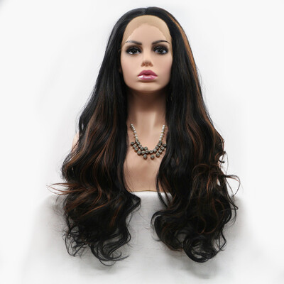 

Dolago Long Body Wave Heat Resistant Wig Synthetic Wigs For Black Women