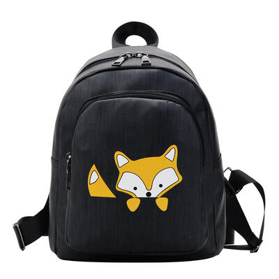 

Cute Cartoon Fox Print Backpacks Women Travel School Bags Girls Book Bags