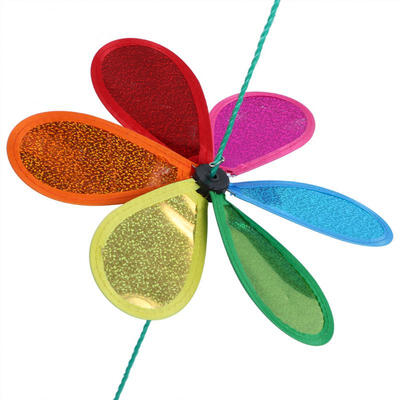 

Greensen 10m Decorative Glitter Hanging Windmill String Toy Garden Lawn Party Indoor Outdoor Decor