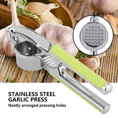 

Greensen Stainless Steel Garllic Press Chopper Mincer Crusher Helper Kitchen