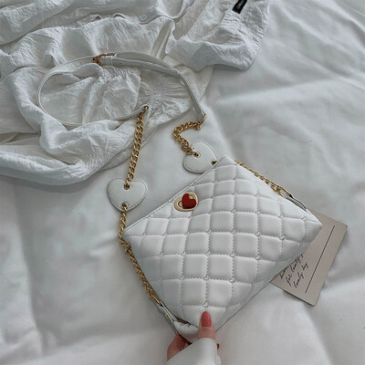

Ins new Magenta chain womens bag2019 new bag Korean version one-shoulder one-shoulder one-shoulder one-shoulder one-shou