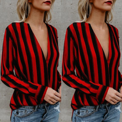 

Women&39s Lady Tops Loose Long Sleeve Casual Blouse Shirt Tops New Fashion Blouse