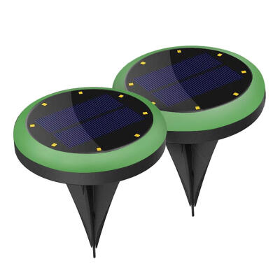 

2pcs Solar 8LED Under Ground Lamps Waterproof Outdoor Landscape Lights