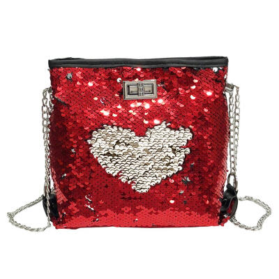 

Sequins Shoulder Crossbody Handbags Women Shiny Chain Messengers Casual Bag