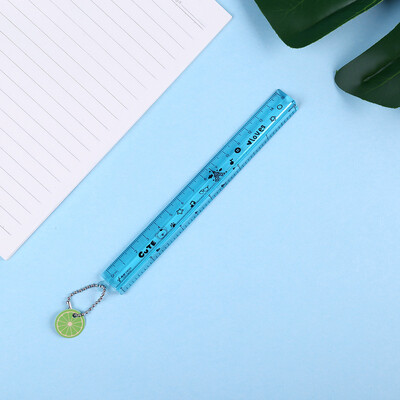

Toponeto Clear Plastic Straight Ruler Plastic Measuring Tool for Student School Office