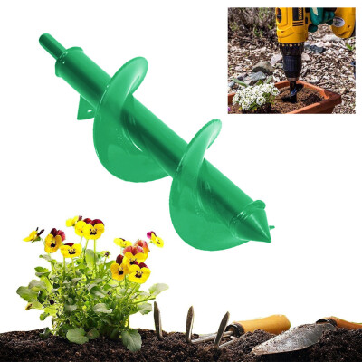 

〖Follure〗Planter Garden Auger Spiral Drill Bit Planting Hole Digger Drill Bit