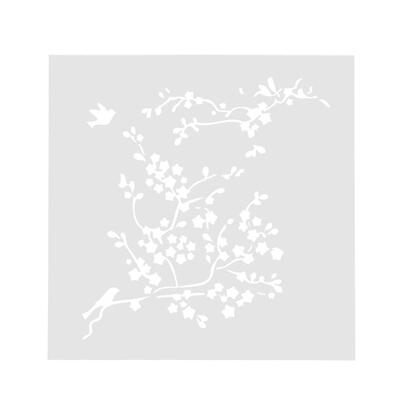 

Flowers Bloom Print Coffee Cake Stencil Buttercream Spray Mold Decor Tool