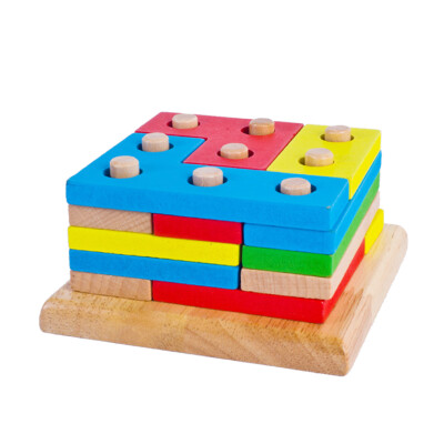 

Wooden Puzzle Board Baby Kids Children Early Educational Jigsaw Puzzle Toy