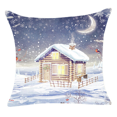 

Siaonvr Christmas Pillow Cover Decor Pillow Case Sofa Waist Throw Cushion Cover