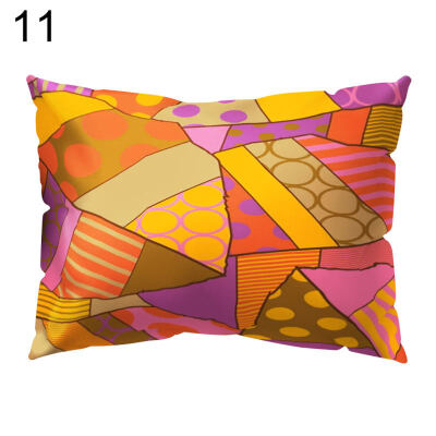 

Colorful Stripe Car House Pillow Case Cushion Cover Sofa Bed Car Office Decor