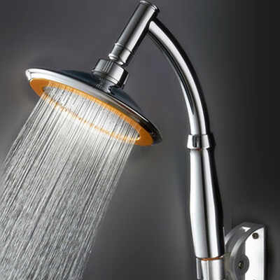 

〖Follure〗Adjustable High Pressure Round Rainfal Sprayerl Top Bathroom Shower Head