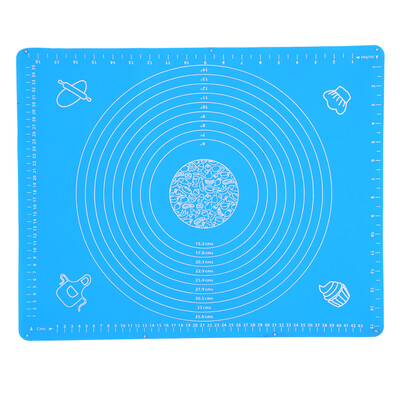 

Silicone Cake Dough Fondant Rolling Kneading Mat Baking Mat With Scale