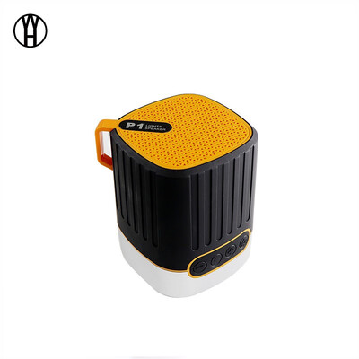 

WH P1 Mini HiFi Outdoor Bluetooth speaker LED light wireless waterproof speaker with Mic&FM radio mode