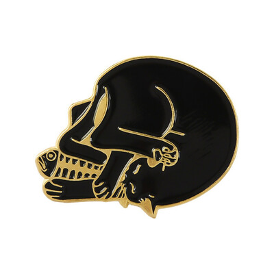

Mischief Handmade Brooch Badge Pins Cute Cat Metal Badges Button for Bag Clothes Decoration