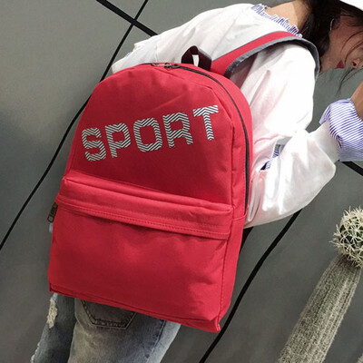 

Tailored Leisure Zipper Bag Student Backpack Folding Bag Couple Travel Bag