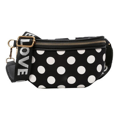 

Casual Women Nylon Shoulder Bags Dots Crossbody Belt Fanny Chest Waist Pack